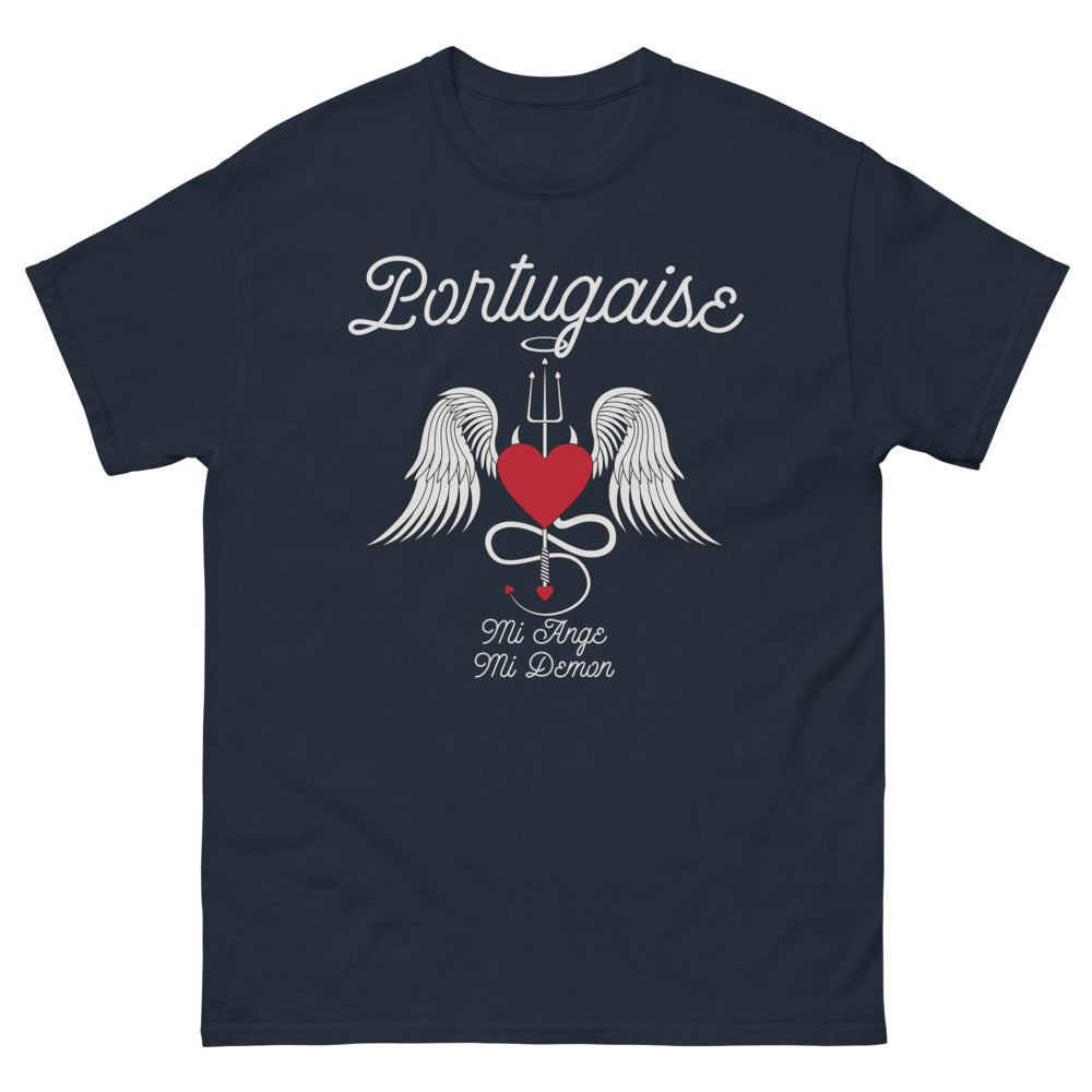 T-shirt Portugal bleu marine - Mi-Ange Mi-Démon espiègle