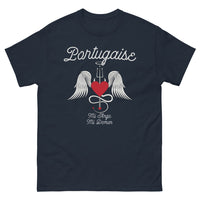 Thumbnail for T-shirt Portugal bleu marine - Mi-Ange Mi-Démon espiègle