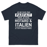 Thumbnail for T-shirt Motard Italien marine - Presque parfait !