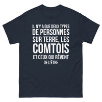 Thumbnail for T-shirt Comtois marine - Deux types de personnes sur terre
