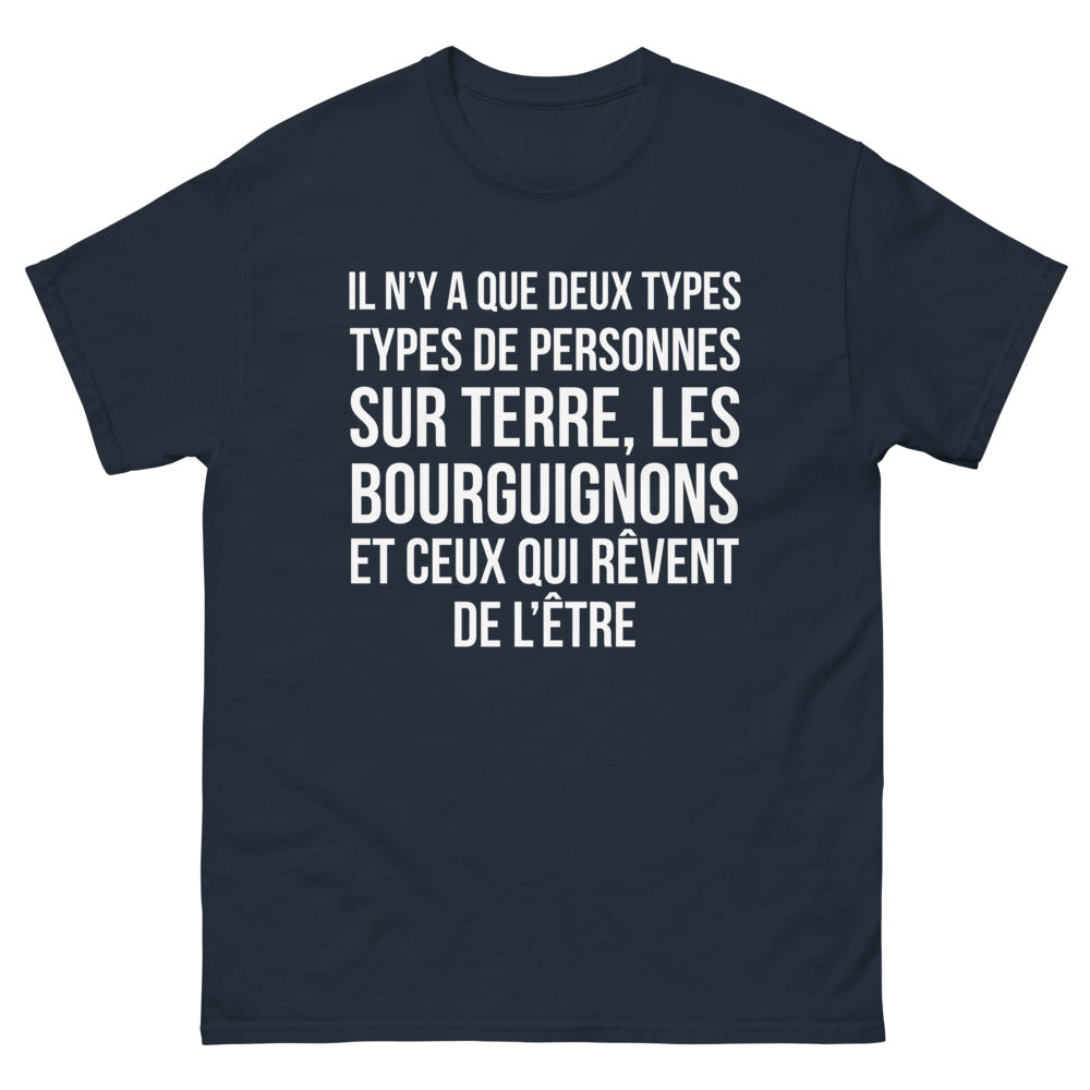 T-shirt Bourgogne marine - Les Bourguignons et rêveurs