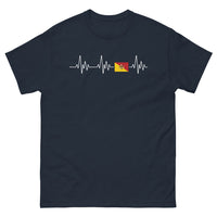 Thumbnail for T-shirt Sicile marine - Rythme de l'île dans le cœur