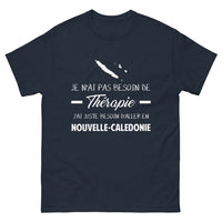Thumbnail for T-shirt Nouvelle-Calédonie marine - Pas besoin de thérapie