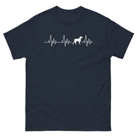 Thumbnail for T-shirt Chien Allemand marine - design amour et fidélité