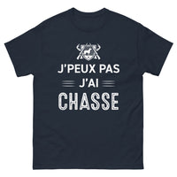 Thumbnail for T-shirt Chasse noir dos - Je ne peux pas, j'ai chasse