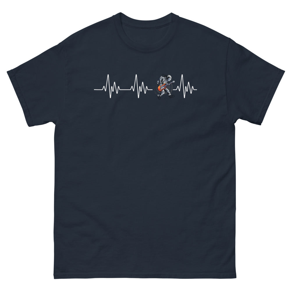 T-shirt astronaute noir dos - Strumant dans l'espace