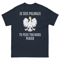 Thumbnail for T-shirt Pologne marine - Je suis Polonais, tu peux toujours parier