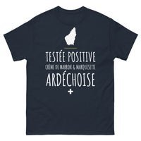 Thumbnail for T-shirt Ardèche marine - Crème de marron et marquisette