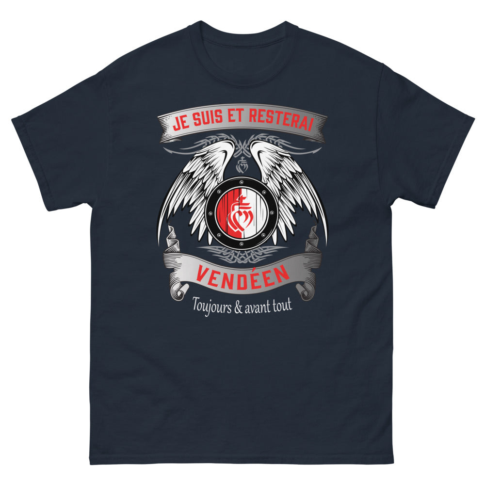 T-shirt Vendée marine - Je suis et resterai Vendéen toujours