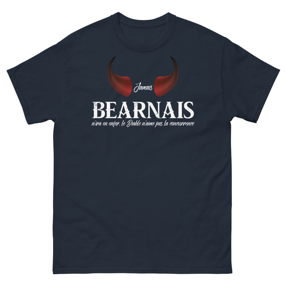 T-shirt Béarnais marine - Le diable n'aime pas la concurrence