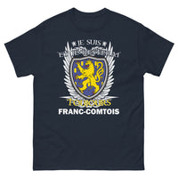 Thumbnail for T-shirt Franc-Comté marine - Je suis et je resterai toujours Franc-Comtois