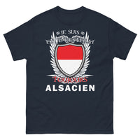 Thumbnail for T-shirt Alsace marine - Je suis et je resterai toujours Alsacien