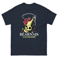 Thumbnail for T-shirt Béarnais marine - N'écoute pas les Béarnais, humour