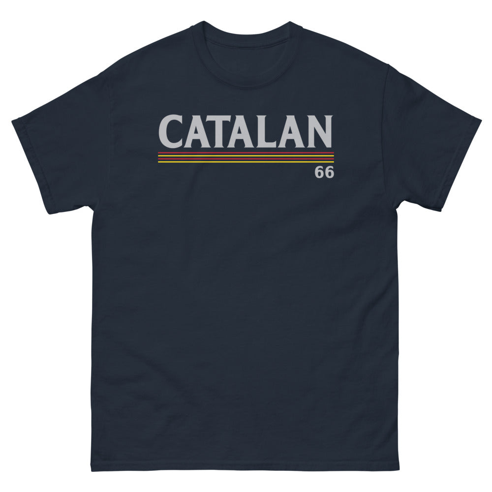 T-shirt Catalogne noir dos - Fierté et humour en design