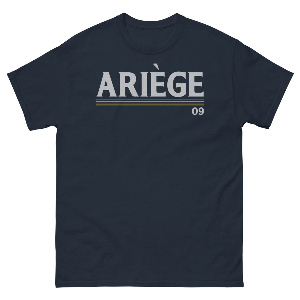 T-shirt Ariège marine - Fierté occitane avec humour