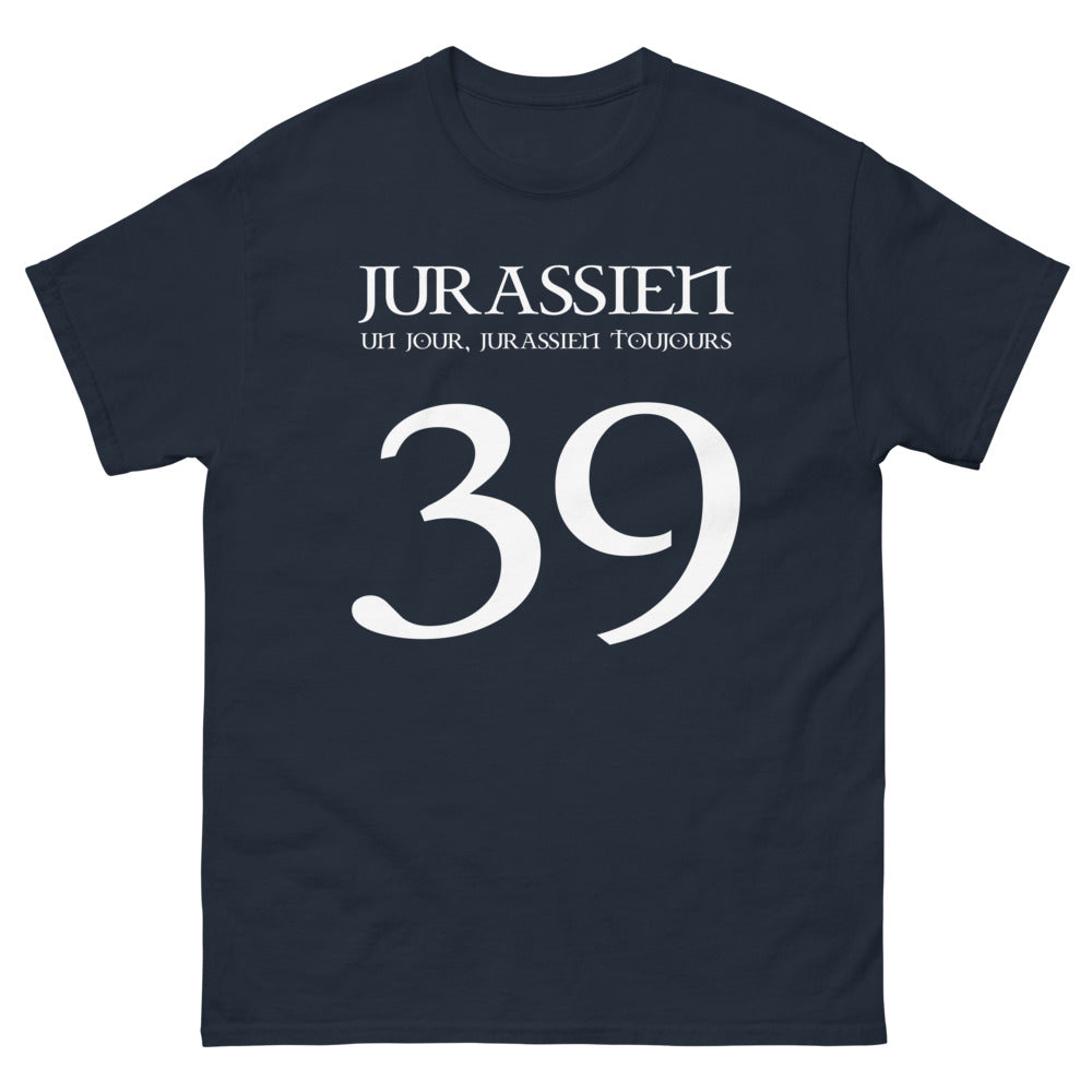T-shirt Jura marine - Fier d'être Jurassien Un Jour, Toujours
