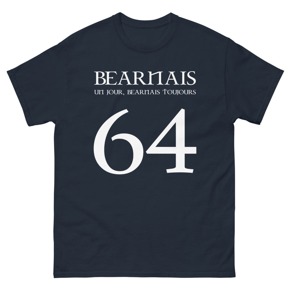 T-shirt Béarn marine - Béarnais un jour, Béarnais toujours