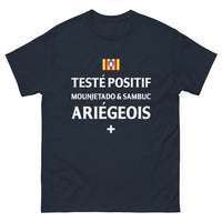 Thumbnail for T-shirt Ariegeois marine - Teste positif Mounjetado et Sambuc