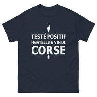 Thumbnail for T-shirt Corse marine - Teste Positif : Figatellu et Vin
