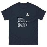 Thumbnail for T-shirt Bretagne marine - Si un Breton ne peut pas le faire