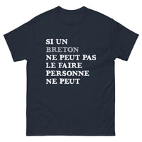 Thumbnail for T-shirt Bretagne marine - Si un Breton ne peut pas le faire