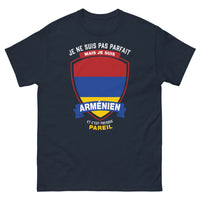 Thumbnail for T-shirt Arménien marine - Je ne suis pas parfait, mais je suis Arménien
