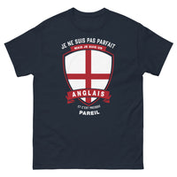 Thumbnail for T-shirt Anglais marine - Je ne suis pas parfait mais anglais