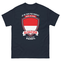 Thumbnail for T-shirt Alsace marine - Je ne suis pas parfait, mais je suis Alsacien