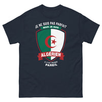 Thumbnail for T-shirt Algérien marine - Je ne suis pas parfait mais je suis algérien
