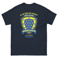 Thumbnail for T-shirt Ardèche marine - Je ne suis pas parfait mais je suis Ardéchois