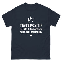 Thumbnail for T-shirt Guadeloupe marine - Je teste positif au Rhum Colombo