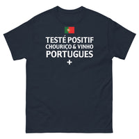 Thumbnail for T-shirt Portugal marine - Teste Positif: Chouriço & Vinho