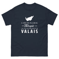 Thumbnail for T-shirt Valais marine - Je n'ai pas besoin de thérapie
