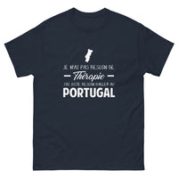 Thumbnail for T-shirt Portugal marine - Pas besoin de thérapie, juste du fado