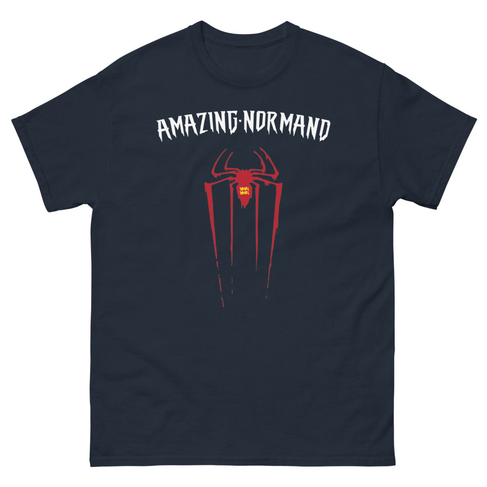 T-shirt Normand marine - Fierté et humour de la Manche