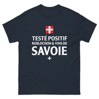 Thumbnail for T-shirt Savoie marine - Je teste positif au reblochon et vin