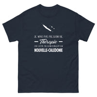 Thumbnail for T-shirt Nouvelle-Calédonie marine - Je n'ai pas besoin de thérapie
