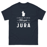 Thumbnail for T-shirt Jura marine - Pas besoin de thérapie, juste du Jura