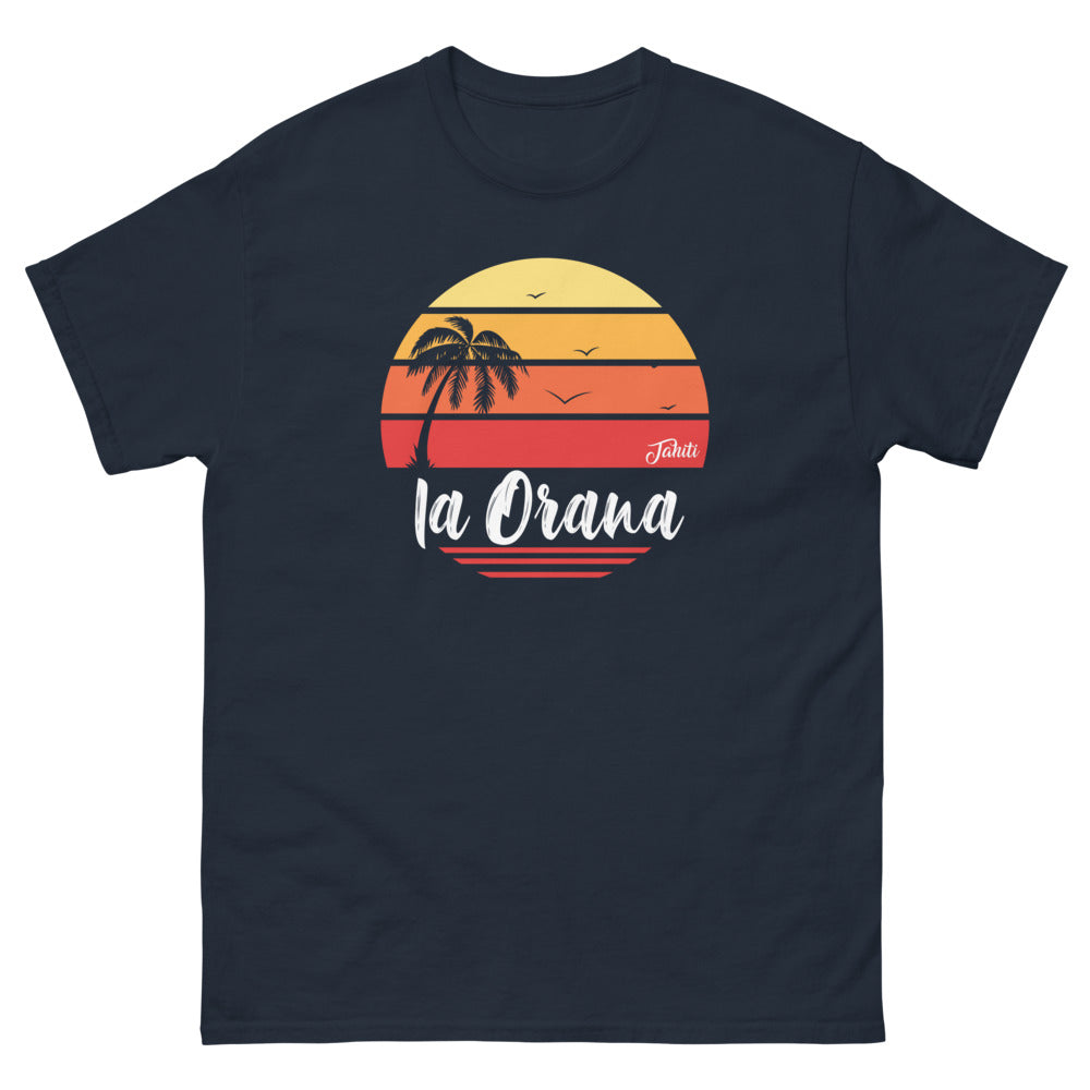 T-shirt Tahiti marine - Ia Orana pour les amoureux des îles