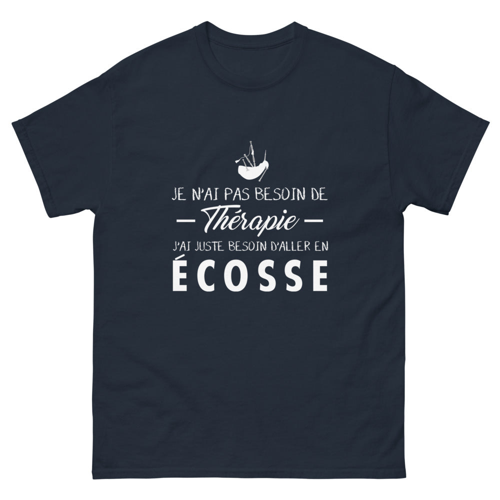 T-shirt Écosse marine - J'ai juste besoin d'aller en Écosse
