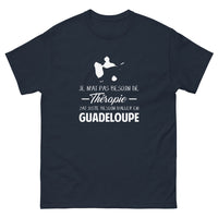 Thumbnail for T-shirt Guadeloupe marine - Je n'ai pas besoin de thérapie