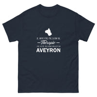 Thumbnail for T-shirt Aveyron marine - Pas besoin de thérapie !