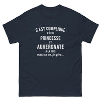 Thumbnail for T-shirt Auvergne marine - C'est compliqué d'être princesse