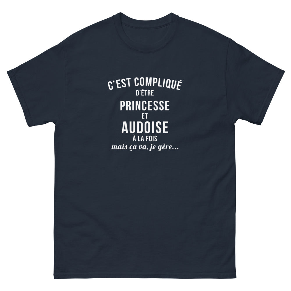 T-shirt Aude marine - C'est compliqué d'être princesse