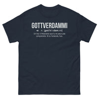Thumbnail for T-shirt Alsacien marine - Gottverdammi, une expression incompréhensible