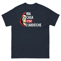 Thumbnail for T-shirt Ardèche marine - Ma maison c'est l'Ardèche