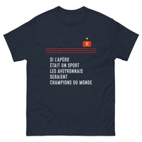 Thumbnail for T-shirt Aveyron marine - Champions du monde d'apéro