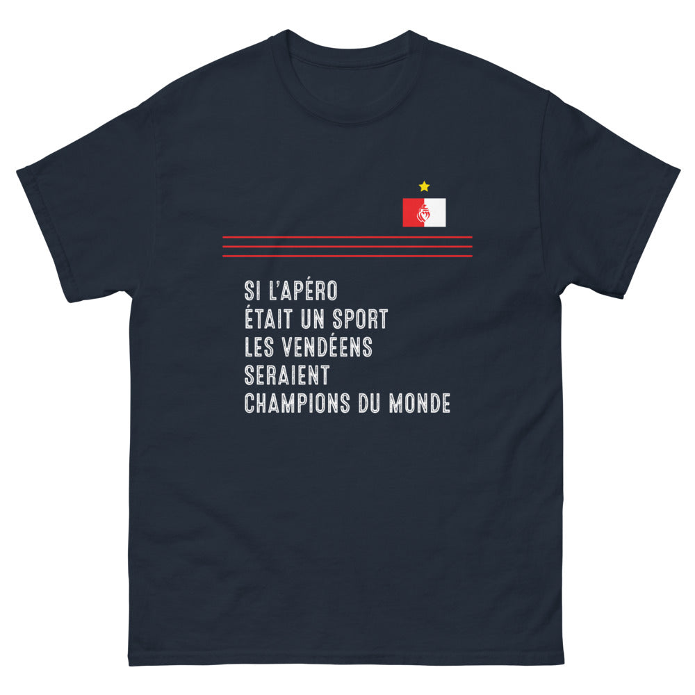 T-shirt Vendée marine - Si l'apéro était un sport