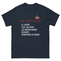 Thumbnail for T-shirt Bourgogne marine - Les champions de l'apéro