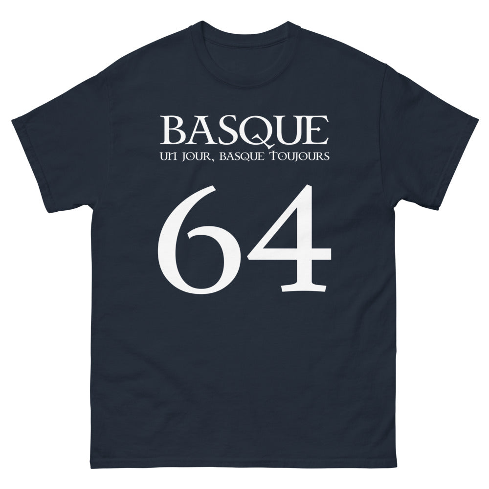 T-shirt Basque marine - Basque un Jour, Basque Toujours